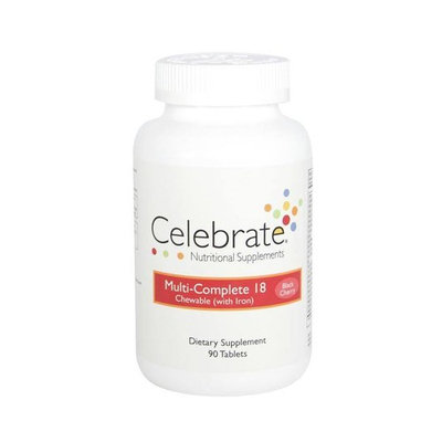 Celebrate Multivitamin Complete with 18mg Iron - Chewable