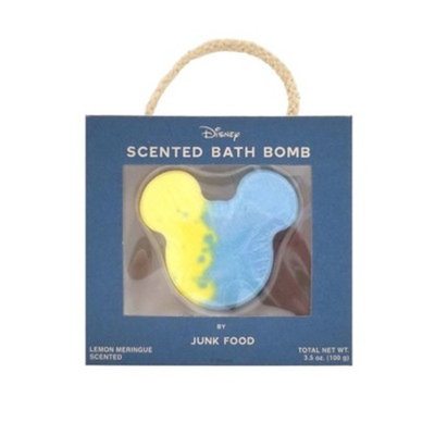 Junk Food x Disney Mickey Mouse Yellow Bath Fizzie - Lemon Meringue