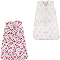 Babyvision Inc. Hudson Baby Girls' Wearable Sleeping Bag Jersey Cotton, 2-Pack, Choose Your Color and Size