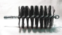 TOUGH GUY 3EDF8 Flue Brush, Dia 3,1/4 MNPT, Length 8