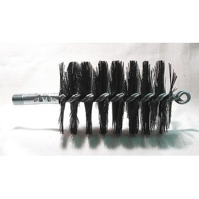 TOUGH GUY 3EDF8 Flue Brush, Dia 3,1/4 MNPT, Length 8