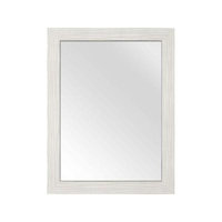 Cutler Kitchen & Bath 30 in. L x 23 in. W Framed Wall Mirror in Contour White