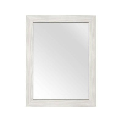Cutler Kitchen & Bath 30 in. L x 23 in. W Framed Wall Mirror in Contour White