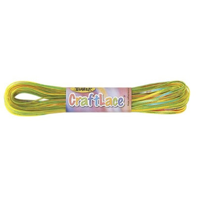 CraftLace Hank with Light Tie Dye Lemonlime - 9 yds - Pack of 24