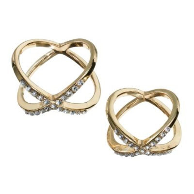 Jennifer Lopez Crisscross Midi Ring Set