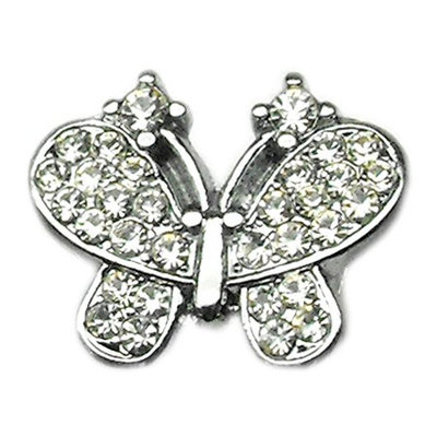 Mirage Pet Products 1020 38CL .38 in. Slider Butterfly Charm Clear .38 in.