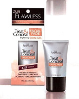 Zuri Flawless Treat & Conceal Facial Fade Brightening Skin Gel 1 oz.