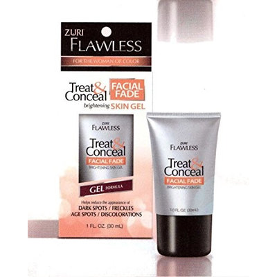 Zuri Flawless Treat & Conceal Facial Fade Brightening Skin Gel 1 oz.