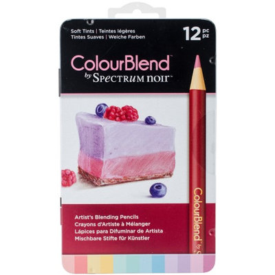 Spectrum Noir ColourBlend Pencils 12pcs-Soft Tints