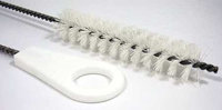 TOUGH GUY 2RVF5 Pipe Brush, Nylon, White,18 In. OAL