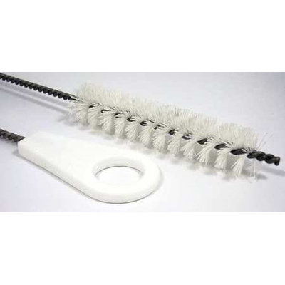 TOUGH GUY 2RVF5 Pipe Brush, Nylon, White,18 In. OAL