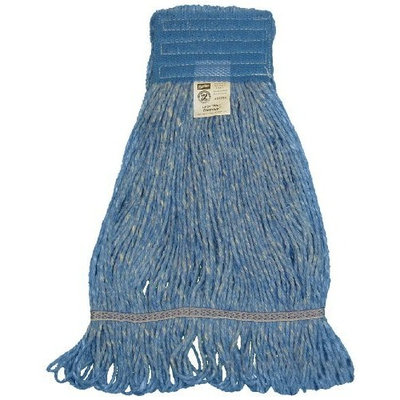 Zephyr 28314 Blendup Blue 4-Ply Yarn Natural and Synthetic Fiber Blended X-large Loop Mop Head (Pack of 12)