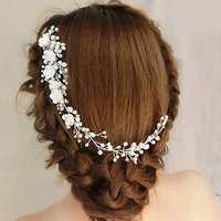 Missgrace Women's Rhinestone Crystal Headpiece Bridal Hair Comb Wedding Special Occasion Hair Combs