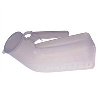 CosCosX 1 Pc Portable Plastic Urinal, 1000ml Emergency Sealed Pee Bottle for Hospital, Travel, Camping, Car