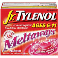 Tylenol® Jr Meltaways Bubblegum Burst Tablets