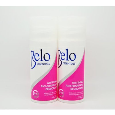 2 BELO ESSENTIALS Anti-Perspirant Whitening Deodorant 2 x 40ml (Large Size)