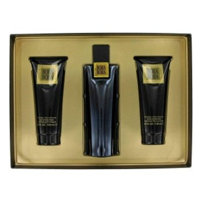 Bora Bora By Liz Claiborne Gift Set -- 3.4 Oz Cologne Spray + 3.4 Oz Body Moisturizer + 3.4 Oz Hair & Body Wash Men