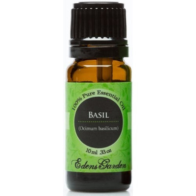 Edens Garden Basil 10 ml 100% Pure Undiluted Therapeutic Grade Essential Oil GC/MS Tested