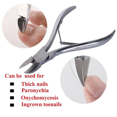 Toenail Clipper Cutter Professional Nail Nipper for Thick and Ingrown Toenails Surgical Steel Grade Premium Quality Stainless Steel 5