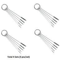 4 Sets (5 pieces/set) Tattoo Tube Cleaning Brushes OTW-A021BS4