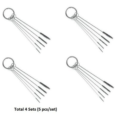 4 Sets (5 pieces/set) Tattoo Tube Cleaning Brushes OTW-A021BS4