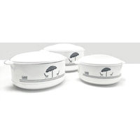 Cello 3-Piece Hot Pot Insulated Casserole Hot Pack Food Warmer Gift Set