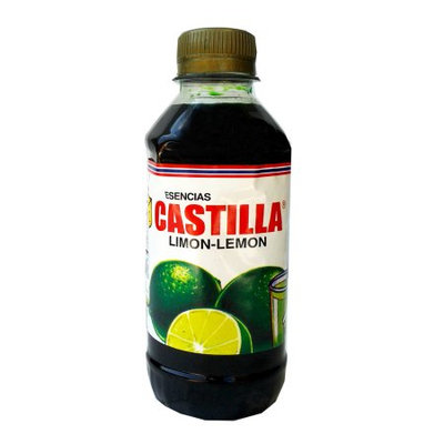 Escencias Castilla Castilla Lemon Flavor Concentrate 8.6 fl oz - Esencia de Limon (Pack of 12)