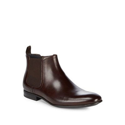 Slip-On Leather Chelsea Boots