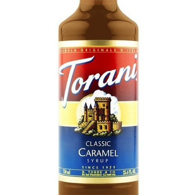 Torani Classic Caramel Syrup 3 bottles of 750 ml