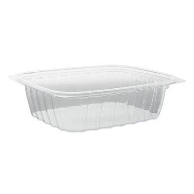 Dart C24DCPR 24 oz. Clear Rectangular Plastic Container with Lid 252 / CS