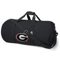 University of Georgia Duffel Bag or Georgia Bulldogs Gym Bag with Tough Metal Hardware
