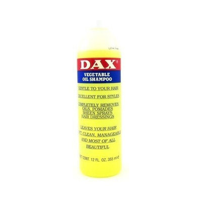 Dax Shampoo Vegetable Oil 12 oz. (3-Pack) with Free Nail File