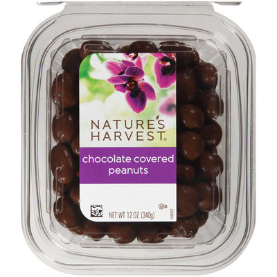 Nature's Harvest Chocolate Peanuts, 12 oz