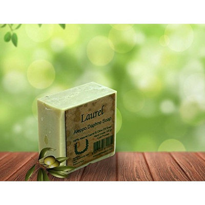 6 pack Hand-made Olive-oil Daphne Traditional Turkish Soap with Laurel Oil Vegan