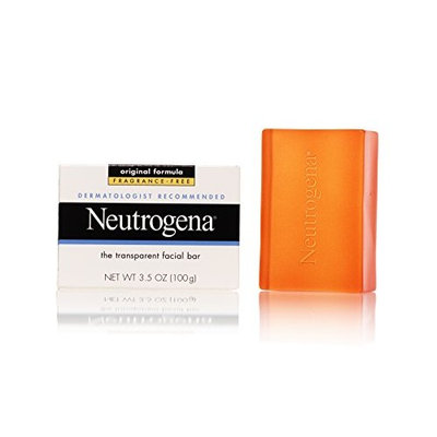 4 Pack - Neutrogena Facial Bar Fragrance Free 3.50 oz Each