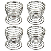 Ondder Beauty Makeup Sponge Holder, 4 Pack Beauty Sponge Holders Makeup Sponge Holder Drying Rack Egg Powder Puff Display Stand, Silver