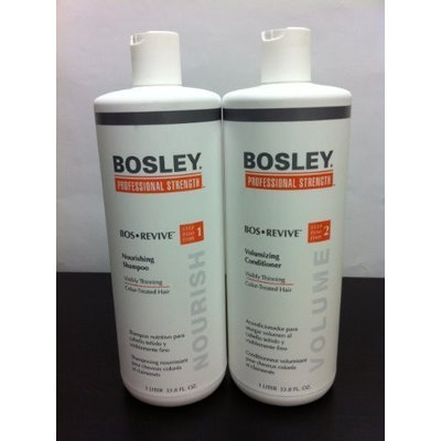Bosley Revive Nourishing Shampoo & Conditioner 33.8oz Duo Set for Color Treated Hair