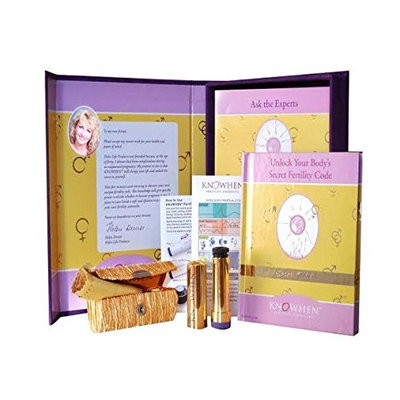 KNOWHEN 98% Accurate, Re-usable Fertility Ovulation Monitor Deluxe Set -- Includes Book and Fertility App