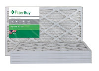 AFB Silver MERV 8 17x20x1 Pleated AC Furnace Air Filter. Filters. 100% produced in the USA. (Pack of 6)