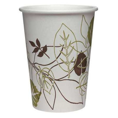 DIXIE 12PPATH Disposable Cold Cup,12 oz, White, PK2400