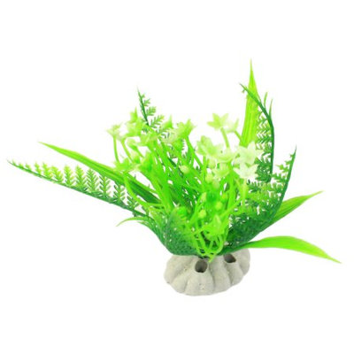 Aquarium Fish Bowl Landscaping Water Plant Ornament Green 4