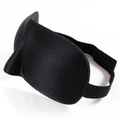 Source Force 3D Comfort Sleep Eye Mask - Adjustable Strap - Black, Blue or Pink