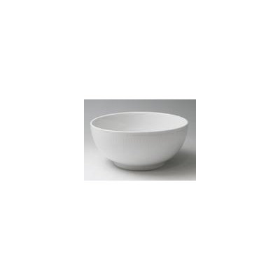 Royal Copenhagen White Fluted Plain 7 Serving Bowl