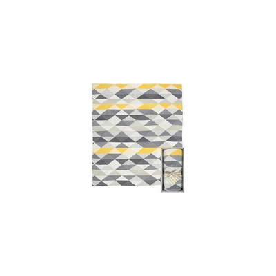 Weegoamigo Knitted Blanket- Geo Charcoal
