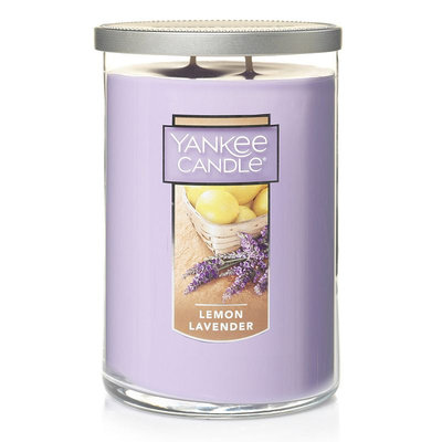 Yankee Candle Lemon Lavender Tall 22-oz. Candle Jar, Lt Purple