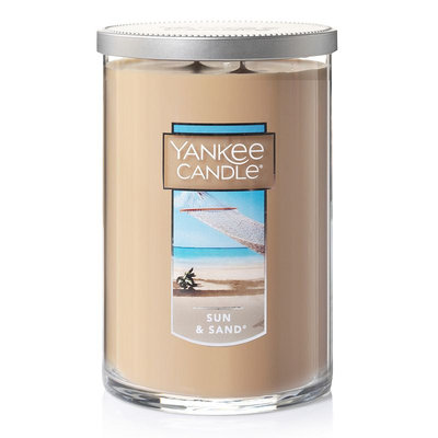 Yankee Candle Sun & Sand Tall 22-oz. Candle Jar, Lt Brown