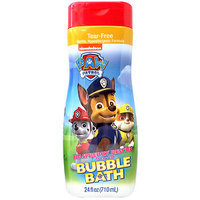Nickelodeon Paw Patrol Raspberry Rescue Scented Bubble Bath, 24 fl oz