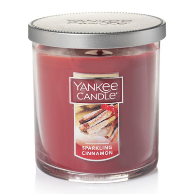 Yankee Candle Sparkling Cinnamon 7-oz. Candle Jar, Med Red