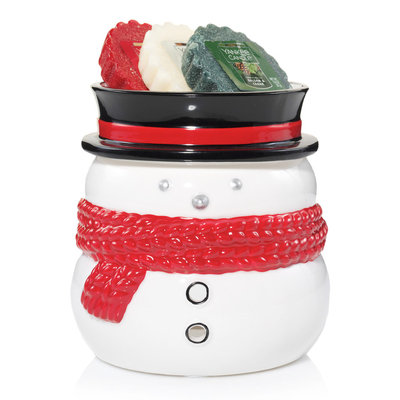 Yankee Candle Snowman Tart Wax Melt Burner 4-piece Set, Multicolor