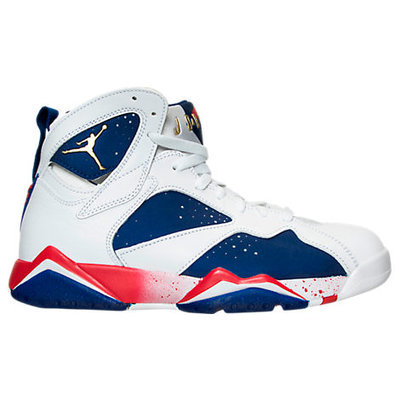 Nike Men's Jordan Retro 7 Olympic Basketball Shoes, White